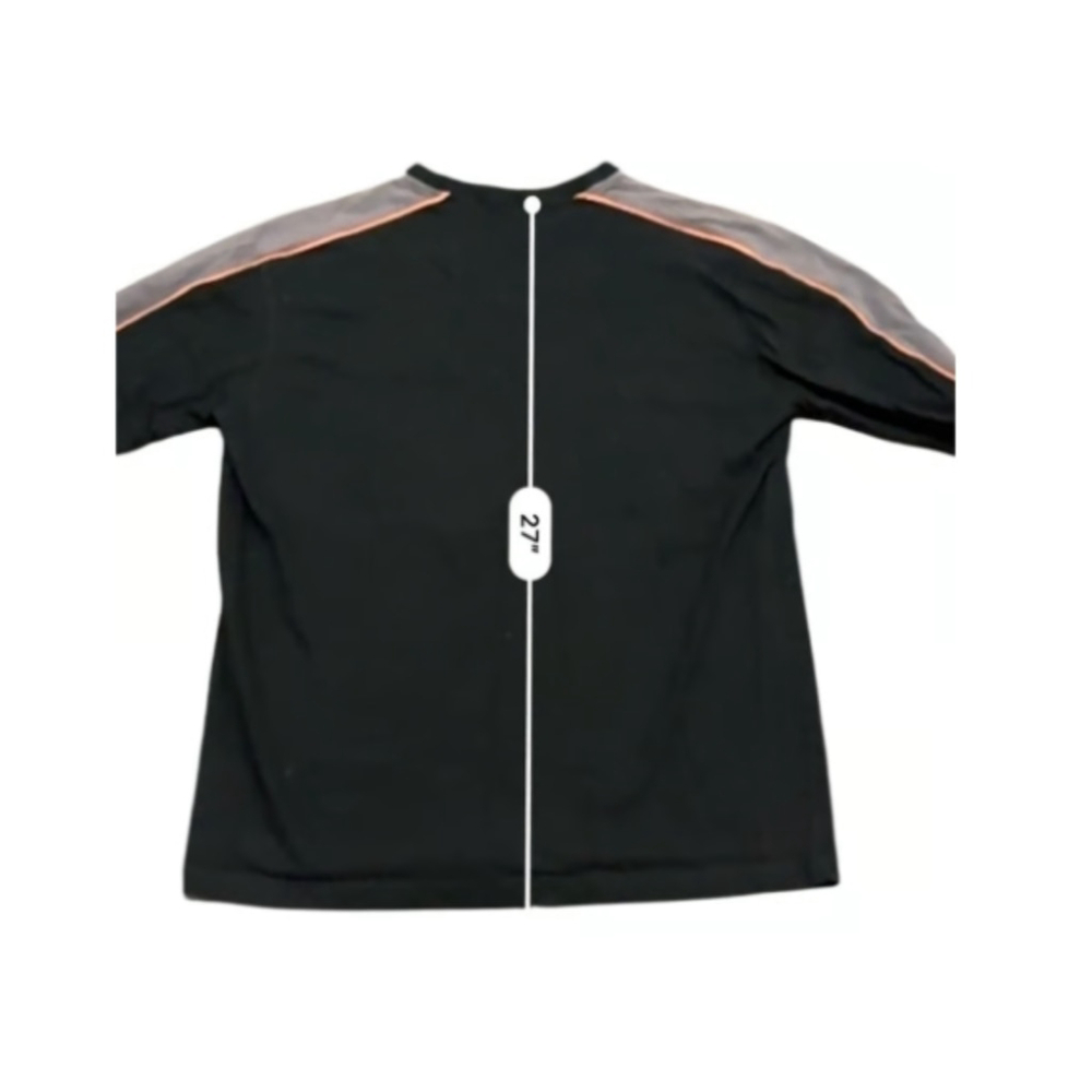 Harley-Davidson Women's 100th Anniversary Long Sleeve Shirt Black Racing Sz L - Picture 4 of 7